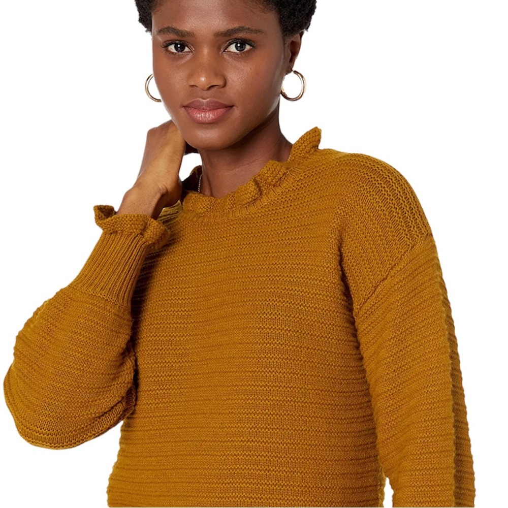 Madewell Ruffle Neck Sweater - Picture 4 of 11